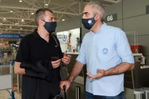Φωτορεπορτάζ από την αναχώρηση για Βουδαπέστη