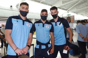 Φωτορεπορτάζ από την αναχώρηση για Βουδαπέστη