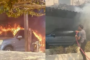 Τάλα/ Ζημιές σε σπίτια και αυτοκίνητα - Εννέα πτητικά μέσα στην μάχη
