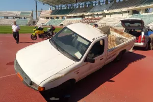 Δυο τραυματίες από τροχαίο μέσα στον αγωνιστικό χώρο (φώτος)