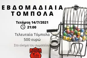 Ενημέρωση για τόμπολα