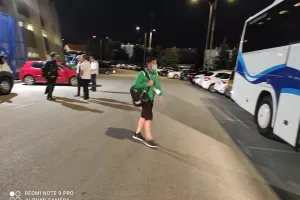 Η αποχώρηση των "πρασίνων" από το Maksimir (βίντεο/φώτος kerkida.net)
