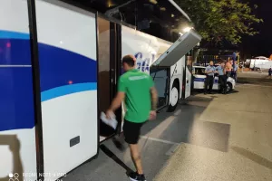 Η αποχώρηση των "πρασίνων" από το Maksimir (βίντεο/φώτος kerkida.net)