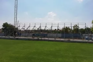 Εργασίες στο γήπεδο (φώτος) 