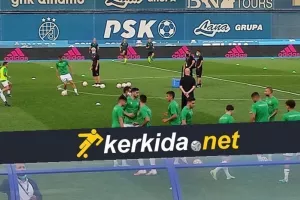 (Φώτος/Βίντεο) Το ζέσταμα των ποδοσφαιριστών του Μπεργκ 