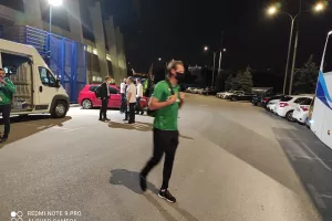 Η αποχώρηση των "πρασίνων" από το Maksimir (βίντεο/φώτος kerkida.net)