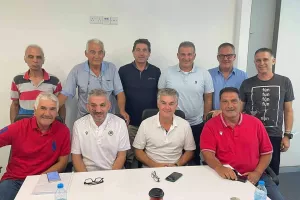 Συνάντηση Παπασταύρου - Παλαιμάχων Ομόνοιας