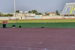(Φώτος/βίντεο) Ο αγιασμός και η... πρώτη της ΕΝΠ