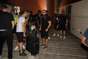 (Φώτος/Βίντεο Kerkida) Στις... αποσκευές η πρόκριση