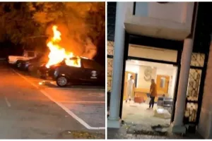 ΒΙΝΤΕΟ από την επίθεση διαδηλωτών στο συγκρότημα ΔΙΑΣ