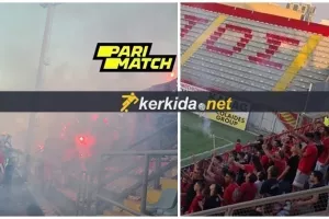 ΒΙΝΤΕΟ Kerkida/Πανικό... οι οργανωμένοι στο "Αμμοχωστος"