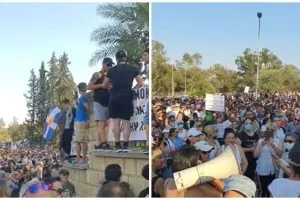Μεγάλη διαμαρτυρία στο Προεδρικό- Ποια τα αιτήματά τους