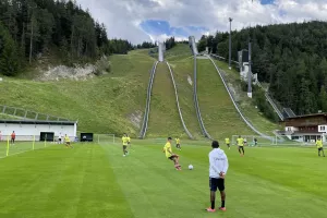 Working hard