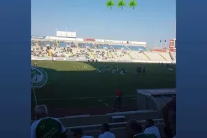 Εικόνες των "πράσινων" οπαδών