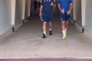 Πήραν... θερμοκρασία οι Κροάτες (φώτος)