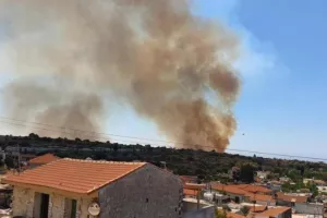 Πάχνα: Εκτός ελέγχου η πυρκαγιά - Εκκενώνονται σπίτια (Βίντεο)