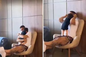 Πιέρος... με τον μπέμπη 