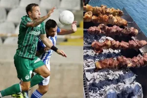 Το γιόρτασε με… σούβλα στη θάλασσα