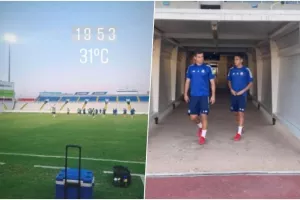 Πήραν... θερμοκρασία οι Κροάτες (φώτος)