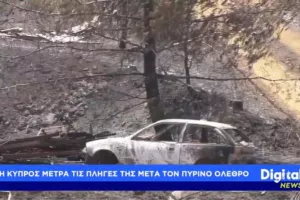 Η Κύπρος μετρά τις πληγές της μετά τον πύρινο όλεθρο