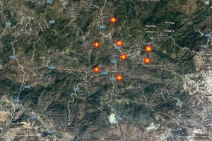 Εδώ μαίνεται η πύρινη κόλαση