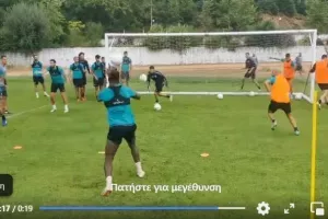 Δύο σε ένα στο Καρπενήσι ο Εθνικός - Δείτε την προπόνηση! 