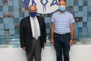 Ο Πρόεδρος του ΚΟΑ συναντήθηκε τον Χαλκάνορα Ιδαλίου