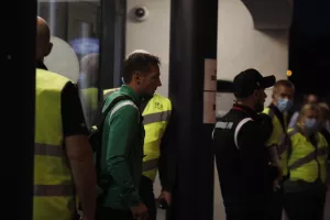 Η αναχώρηση της Ομόνοιας από το "A. Le Coq Arena" (φώτος & βίντεο)