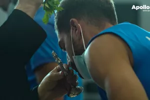 Αγιασμός στην προπόνηση του Απόλλωνα (φώτος)