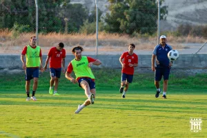 Φωτορεπορτάζ από την προπόνηση