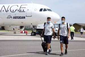 Κλικ από την άφιξη του Παναθηναϊκού στην Ιταλία