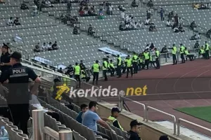 Καραμπάχ - ΑΕΛ με μεγάλο αριθμό Αστυνομικών - Security (φώτος)