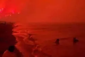 Ανατριχιαστική εικόνα από την Εύβοια