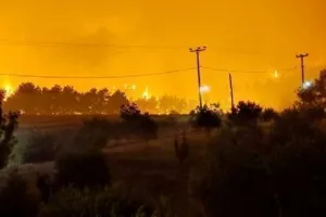 Θρίλερ για την πύρινη λαίλαπα σε Αρχαία Ολυμπία, Βόρεια Εύβοια και Μεσσηνία