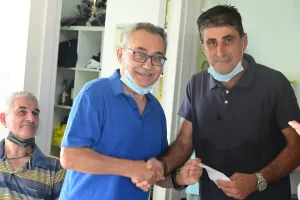 Ο καθιερωμένος αγιασμός και η εισφορά από τον Δήμαρχο Λύσης (φώτος)