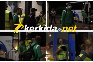Η αναχώρηση της Ομόνοιας από το "A. Le Coq Arena" (φώτος & βίντεο)