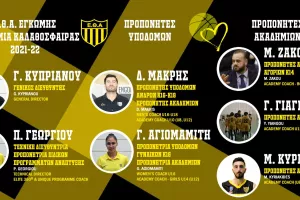 ΕΘΑ Έγκωμης/Το τεχνικό επιτελείο των ακαδημιών της