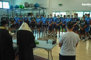 Αγιασμός στην προπόνηση του Απόλλωνα (φώτος)