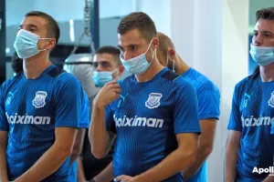 Αγιασμός στην προπόνηση του Απόλλωνα (φώτος)