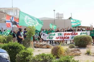 (Νέο φωτορεπορτάζ) Η άφιξη της Ομόνοιας 
