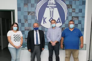 Ο Πρόεδρος του ΚΟΑ συναντήθηκε με την Αλκή 