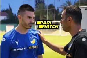 (Φώτος/ΑΠΟΕΛ) Έβαλε τα "γαλαζοκίτρινα" ο Μάγκλιτσα 