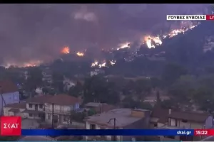 Εικόνες καταστροφής στην Εύβοια! 