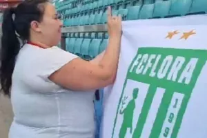Νωρίς οι ετοιμασίες στο γήπεδο της Φλόρα! 