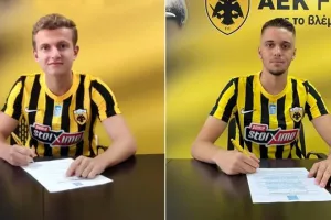 AEK: Επαγγελματικά συμβόλαια σε Πάπα και Πιτιλάκο
