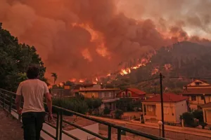 Άλλη μια δύσκολη νύχτα στην Εύβοια