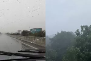 Βροχές & ισχυροί άνεμοι σε αρκετές περιοχές της Κύπρου (βίντεο)