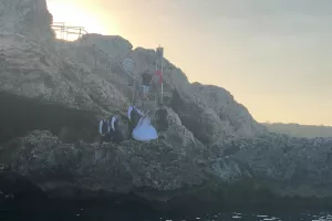 Ποδοσφαιρική παρέα στο σκάφος