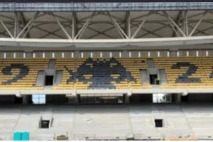 O δικέφαλος αετός που θα κοσμεί εξωτερικά την Αγιά Σοφιά - OPAP Arena