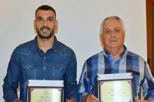 Τιμήθηκαν οι "Πισσουρκώτες" Γιώργος και Λάμπρος Μερκής!